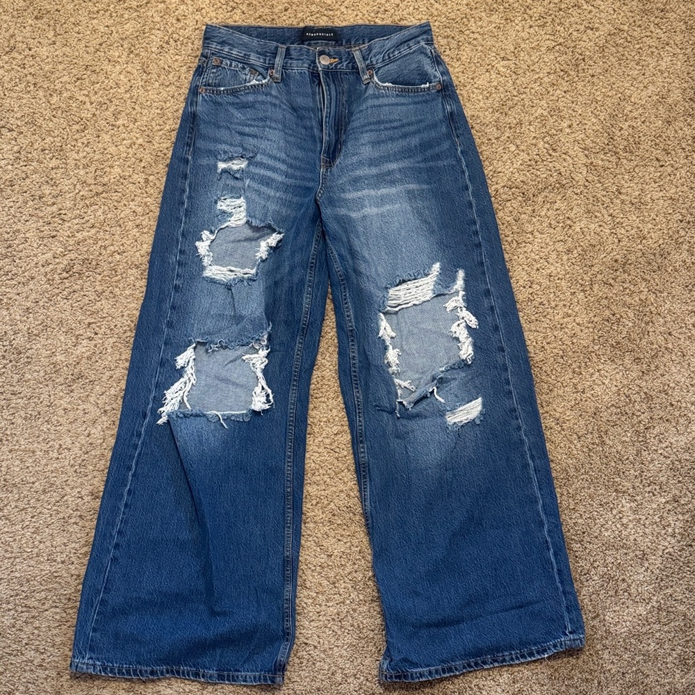 Aeropostale wide leg jeans